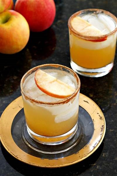 חג ההודיה cocktail: Apple cider margaritas