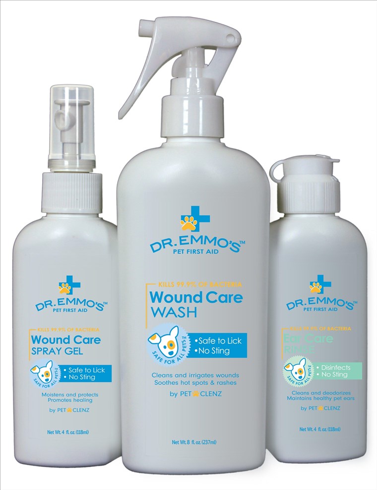 האם your pet gets a scrape while at the beach or just a nick from grooming, these products can help.
