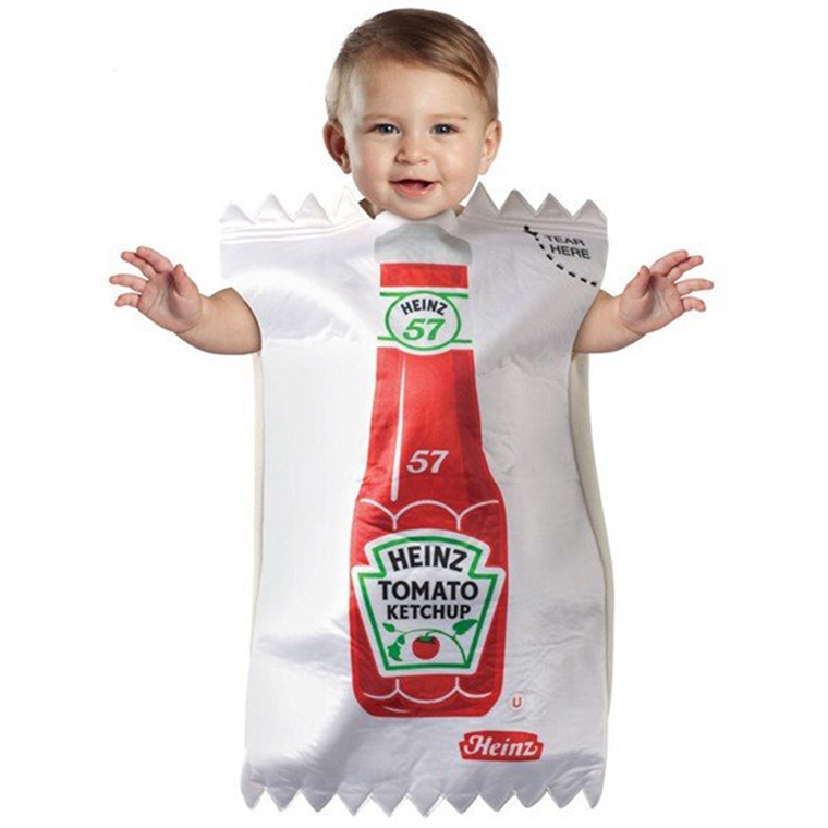 शिशु Ketchup Packet Costume