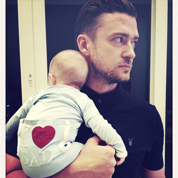 תמונה: Justin Timberlake and son