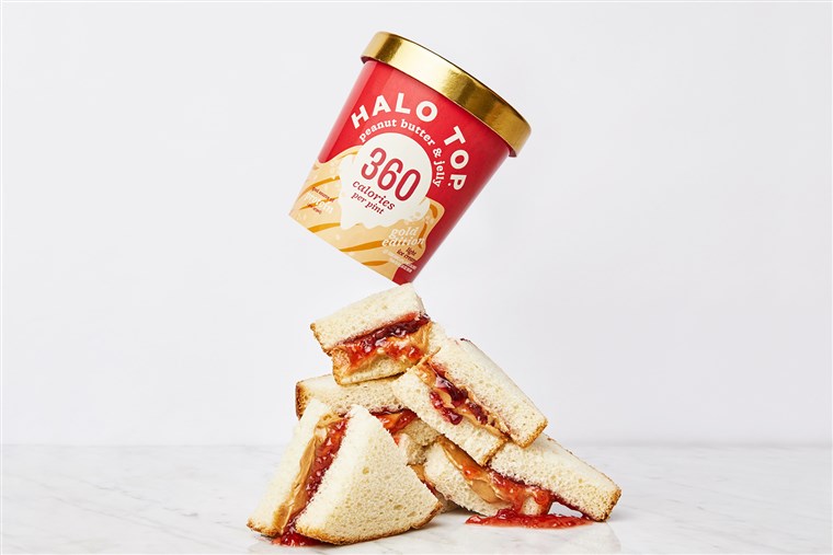 הטוב ביותר healthy ice cream: Halo Top Peanut Butter and Jelly