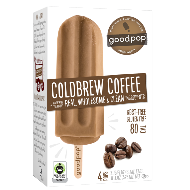 הטוב ביותר healthy ice cream: Goodpop Coldbrew Coffee