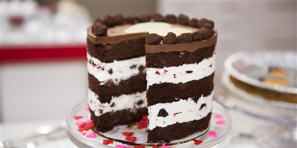Krisztina Tosi's Valentine's Day Layer Cake