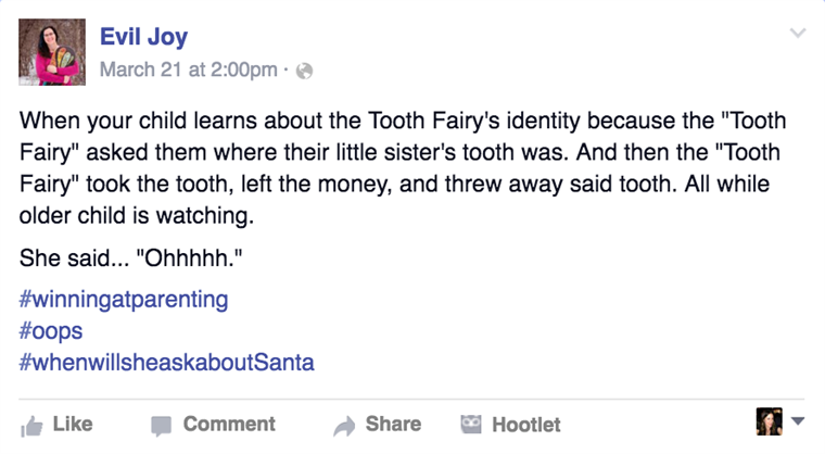 KÉP: Tooth fairy post