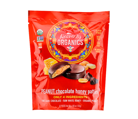 בשמים Organics Peanut Chocolate Honey Patties