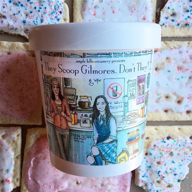 ללכת ahead, eat all your happy feelings with this Gilmore Girls ice cream. 