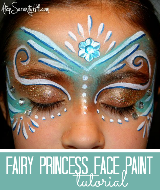 चेहरा paint fairy makeup