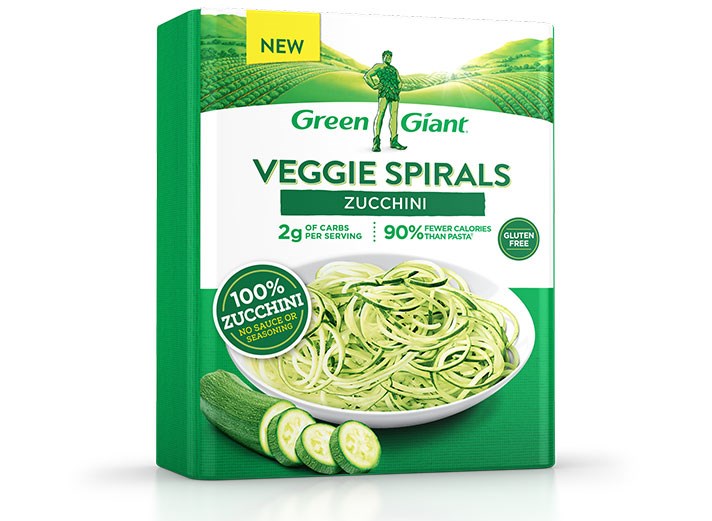 ירוק Giant Veggie Spirals Zucchini