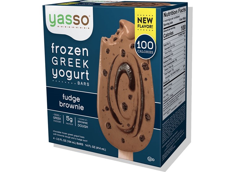 יאסו Fudge Brownie Frozen Greek Yogurt Bars