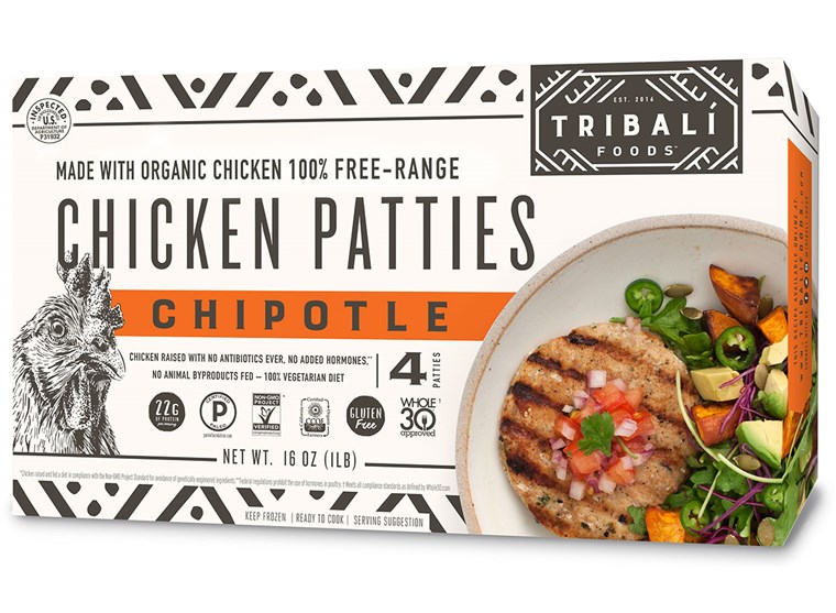טריבלי Foods Chipotle Chicken Patties