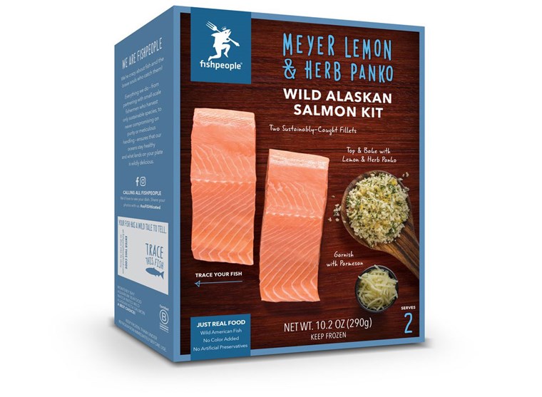 אנשי דגים Meyer Lemon & Herb Panko Wild Alaskan Salmon Kit