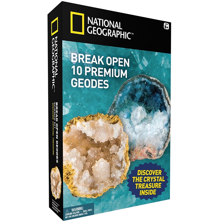 לאומי Geographic Break Open Geodes Kit