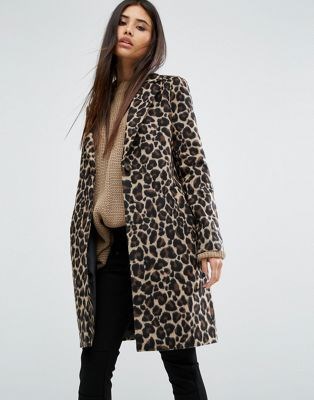 सर्दी coats 2016: Leopard