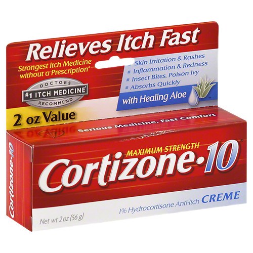 कोर्टिसोन anti-itch cream
