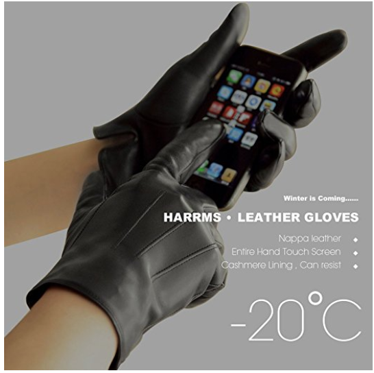 दस्ताने tech touch texting leather
