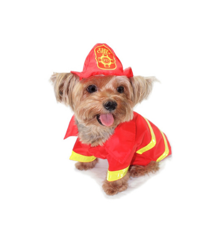 Vatrogasac dog Halloween costume