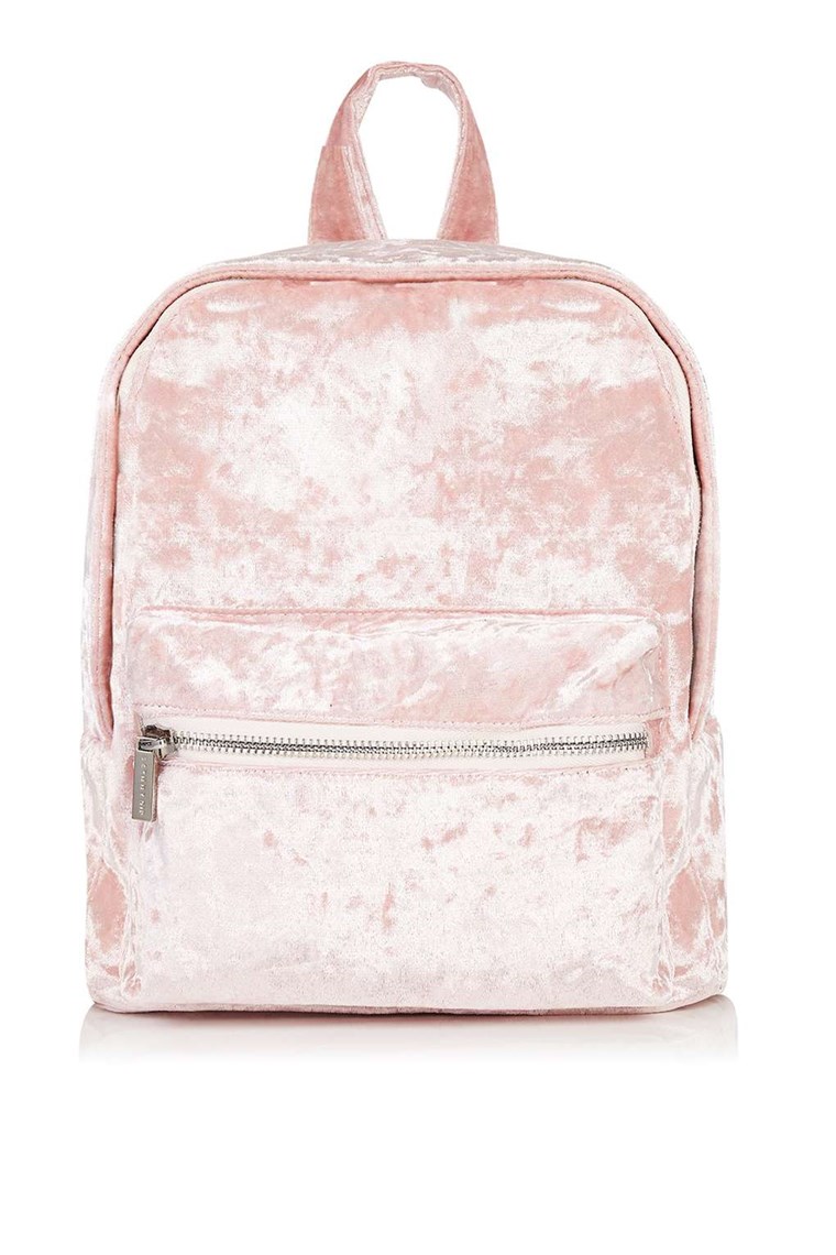 Mršav Dip Pink Velvet Backpack