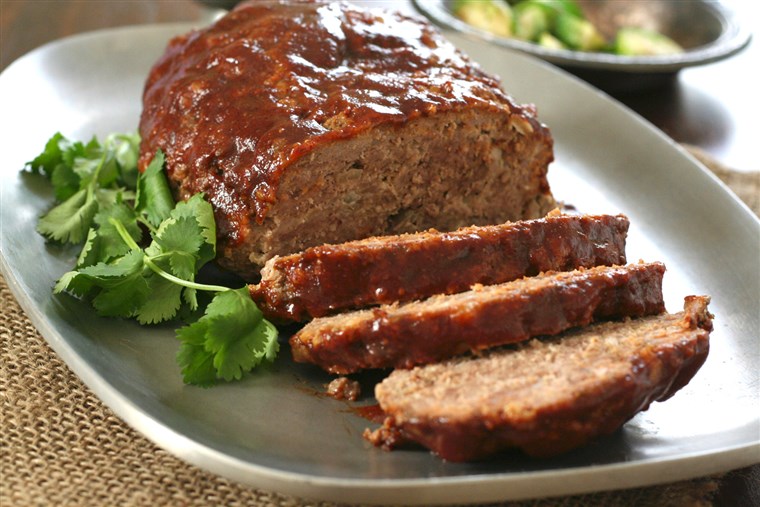 धीरे खाना बनाने वाला barbecue meatloaf