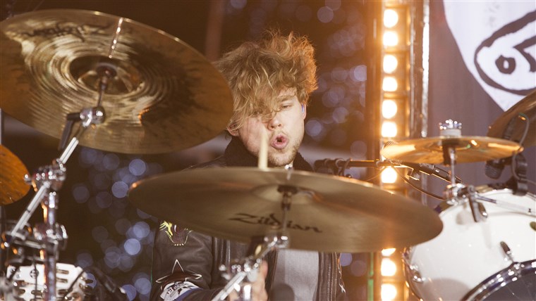5 Seconds of Summer performs on the TODAY Show plaza,.