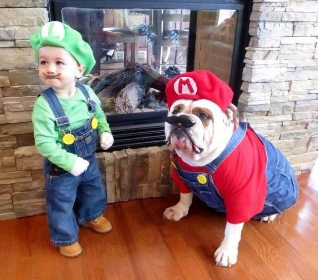 מריו and Luigi Halloween Costume