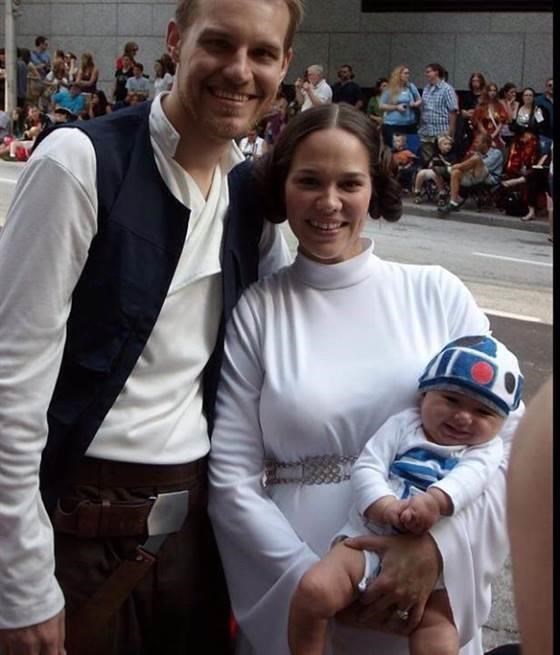 לוק Skywalker and Princess Leia Halloween Costume