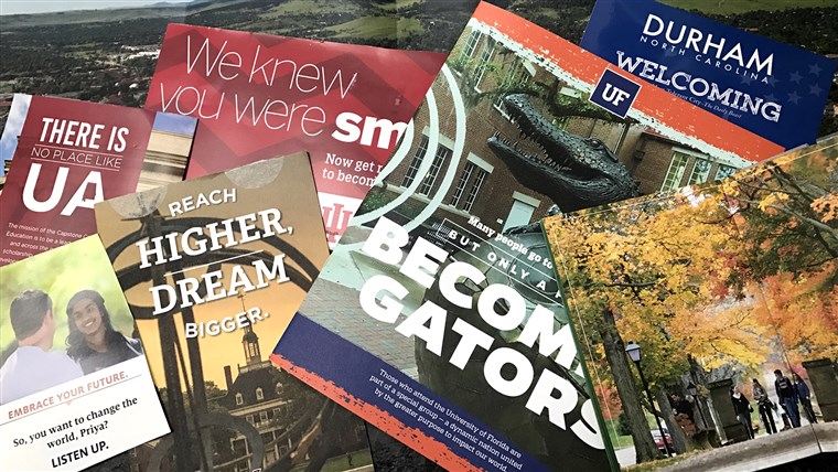 Így many college brochures... Just say 