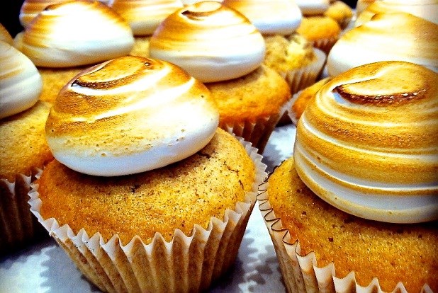Mogyoró cappuccino cupcakes from Crave Bake in Portland, Ore.