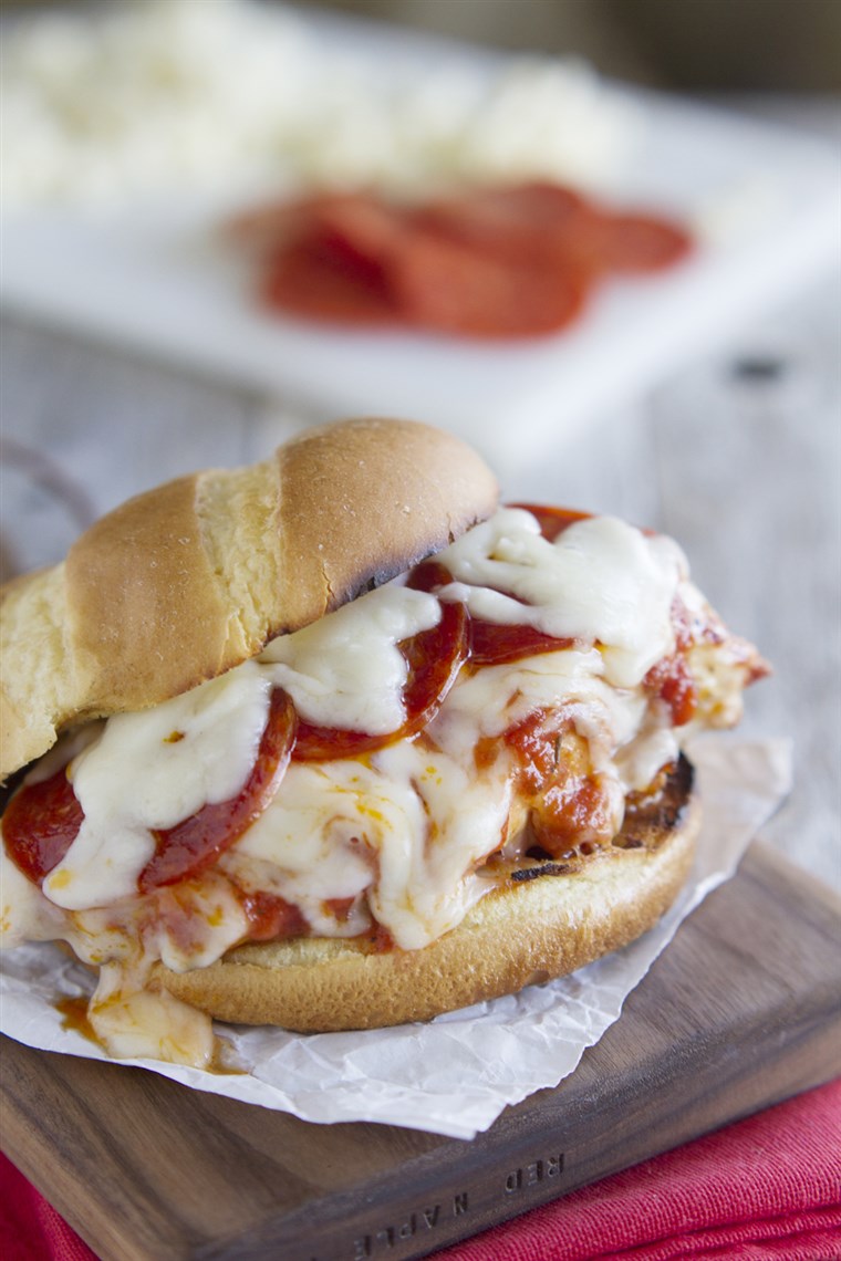 Pizza Toped Chicken Sandwiches
