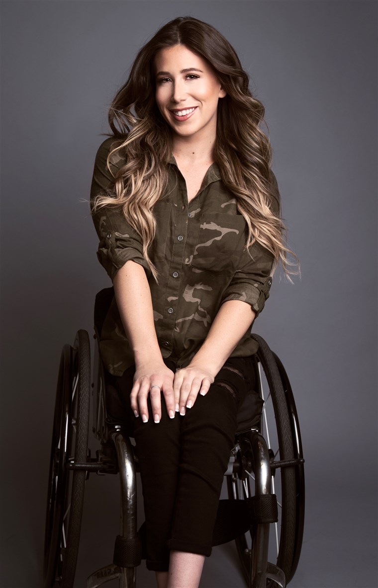 Chelsie Hill who started a wheelchair dance team in LA, called The Rollettes.