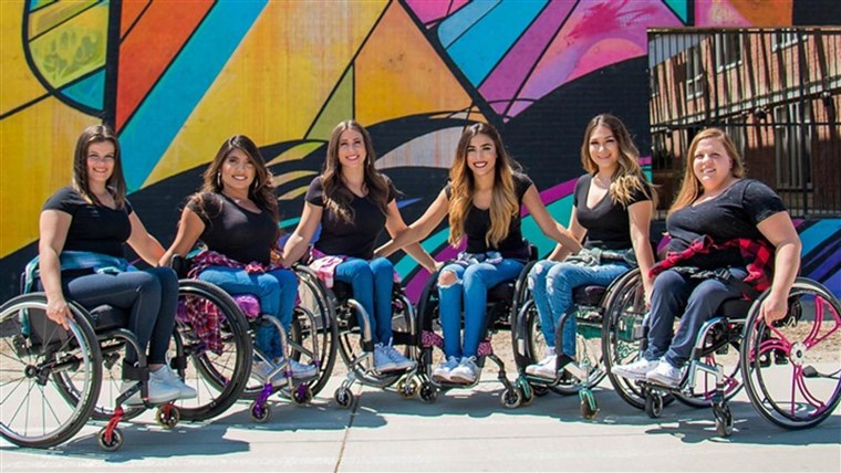 Chelsie Hill who started a wheelchair dance team in LA, called The Rollettes.