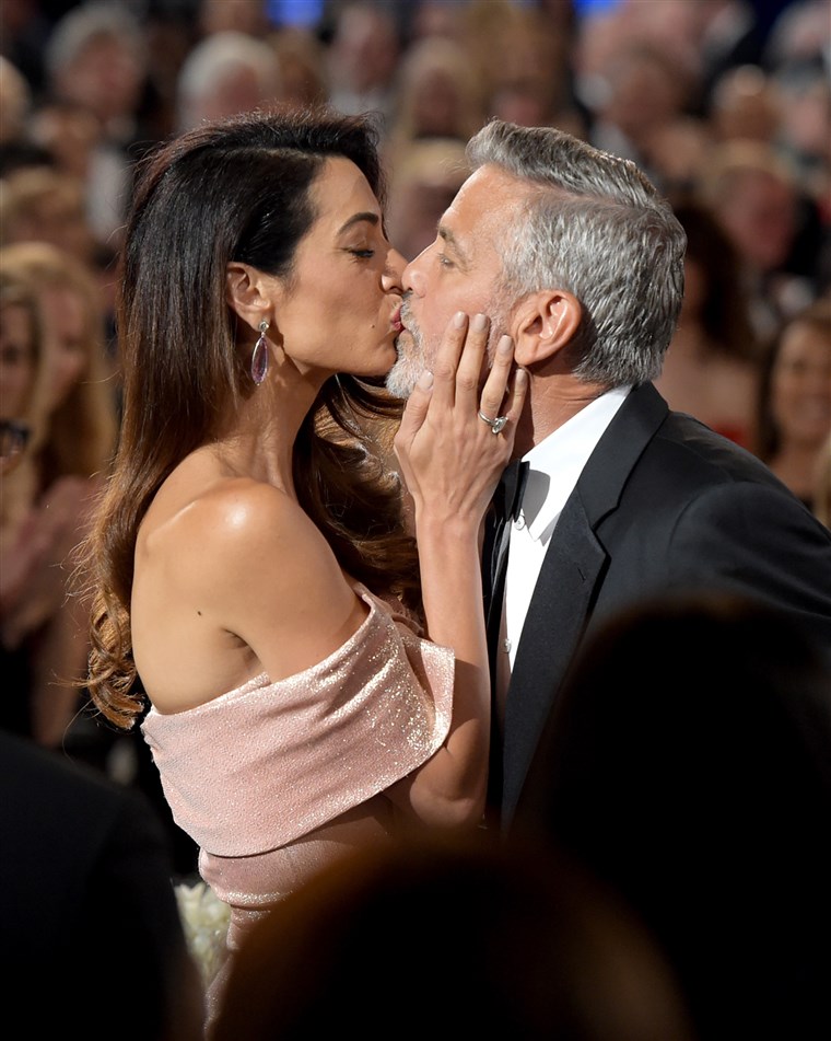 जॉर्ज and Amal Clooney