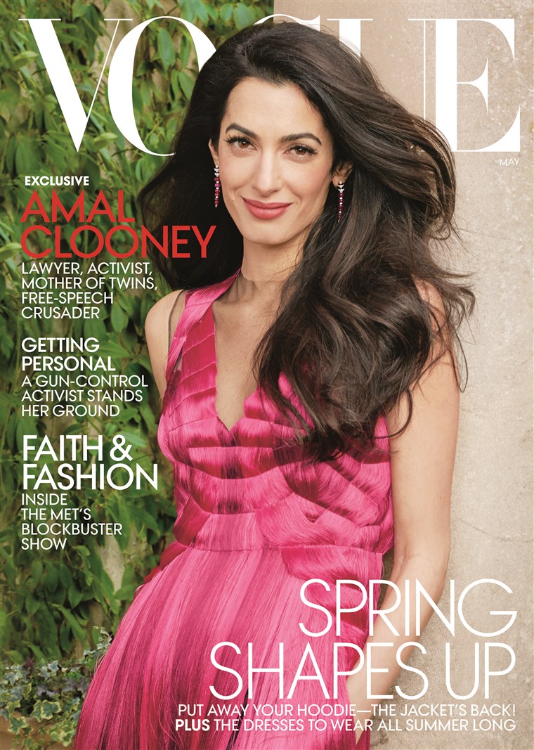 אמל Clooney's Vogue Cover