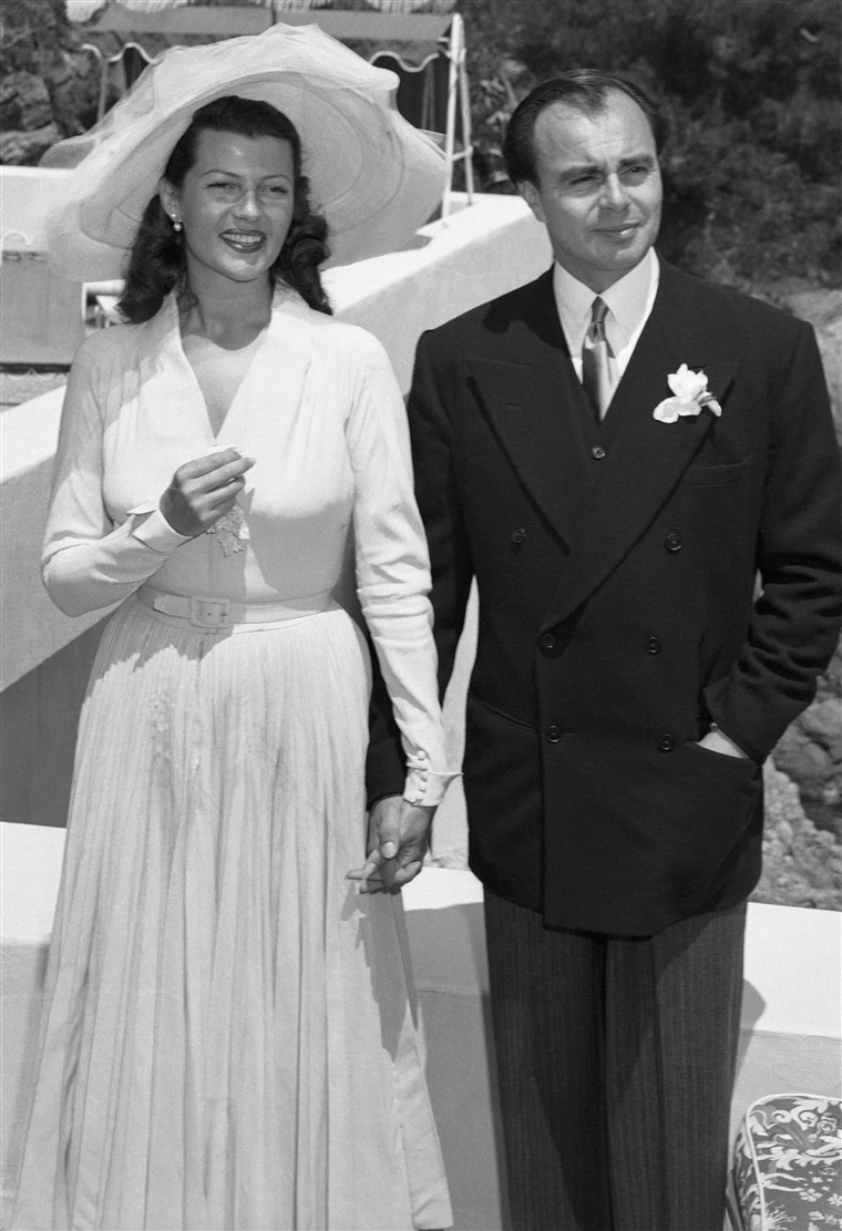 Rita Hayworth and Ali Khan