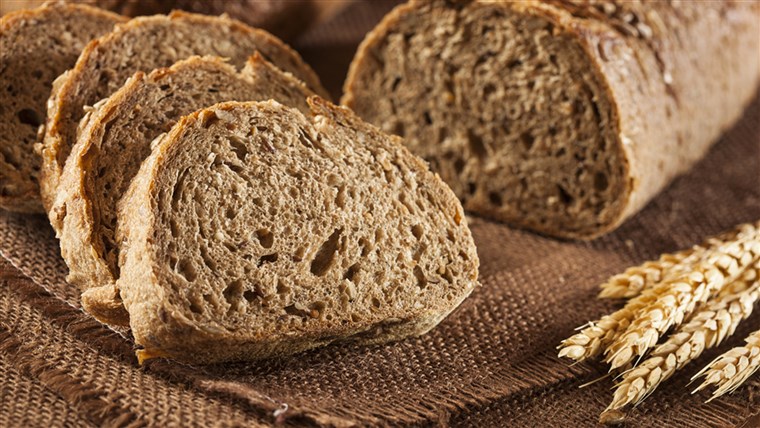 טרי Homemade Whole Wheat Bread.