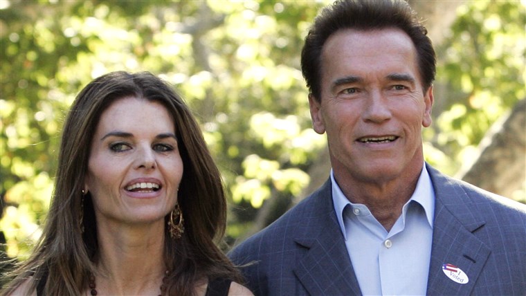 תמונה: Arnold Schwarzenegger, Maria Shriver