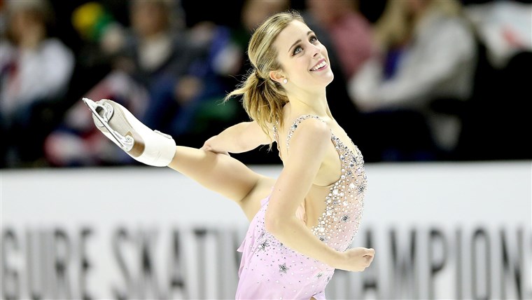 एशले Wagner at the 2023 Prudential U.S. Figure Skating Championships