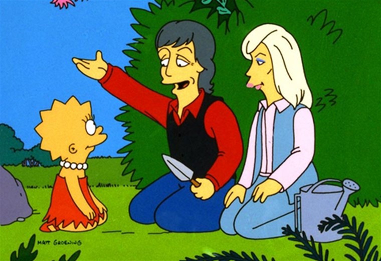 Lisa Simpson, Paul and Linda McCartney