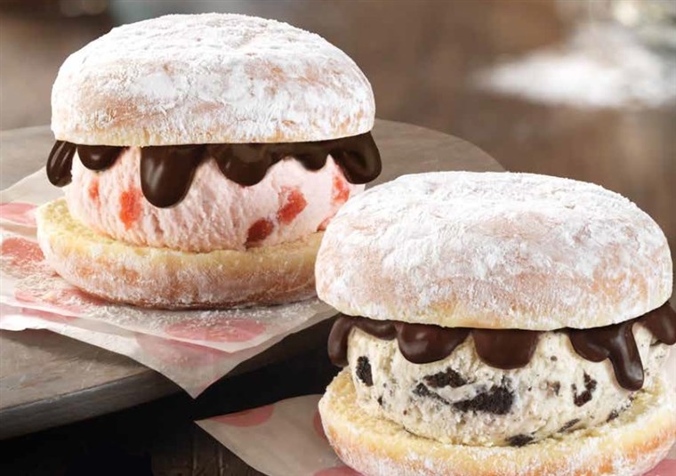 बास्किन रोब्बिंस Donut Ice Cream Sandwiches