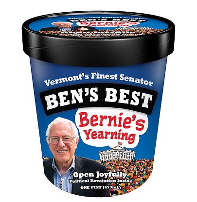 बर्नी's Yearnings ice cream flavor