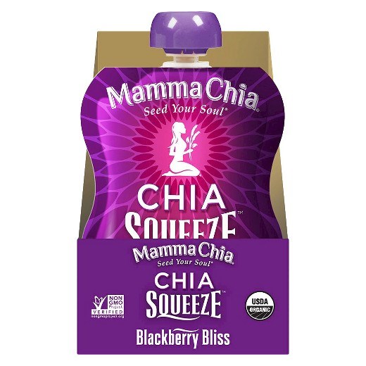 מאמא Chia Blackberry Bliss Chia Squeeze