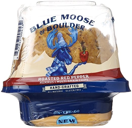 כחול Moose of Boulder Roasted Red Pepper On-the-Go Hummus