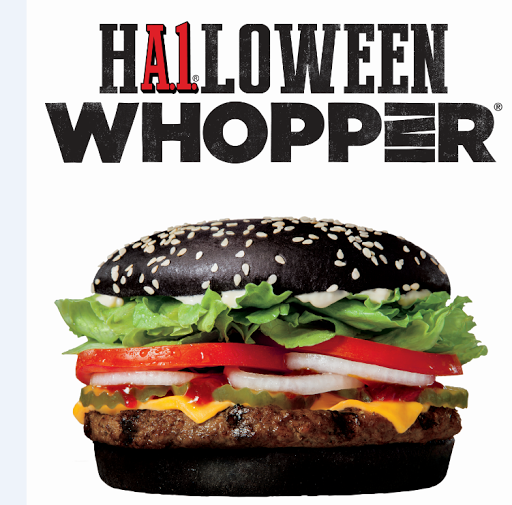 Hamburger King's new Halloween Burger