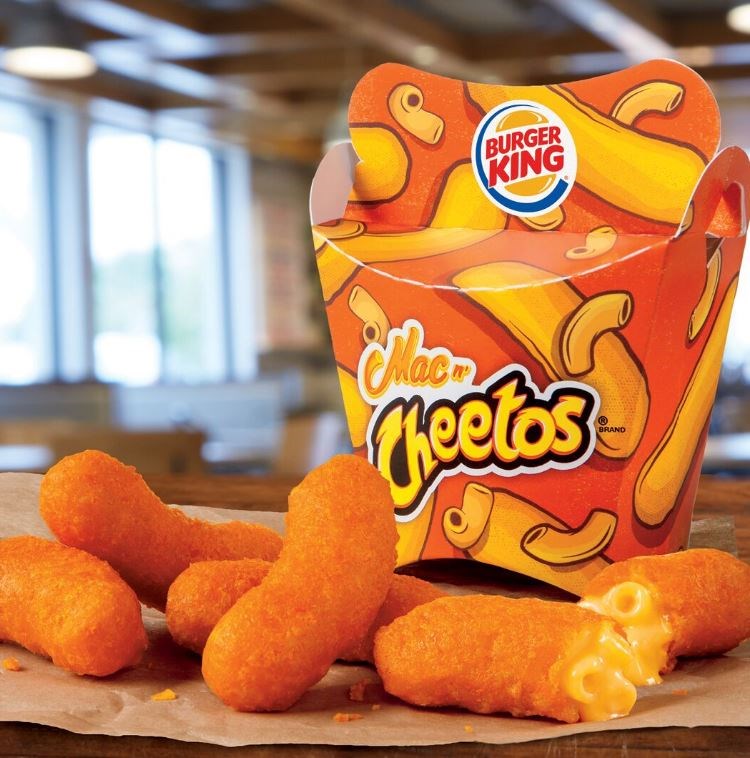 बर्गर King's new Mac-n-Cheetos
