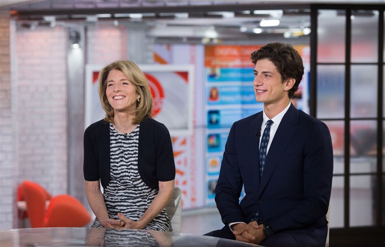 Caroline Kennedy and her son, Jack, on TODAY
