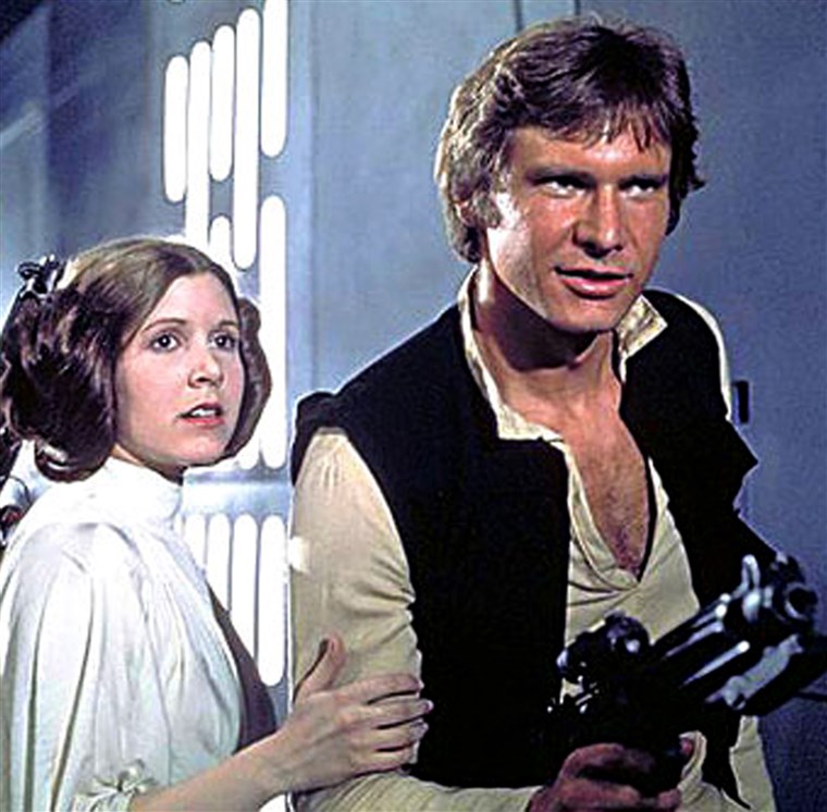 Hercegnő Leia and Han Solo