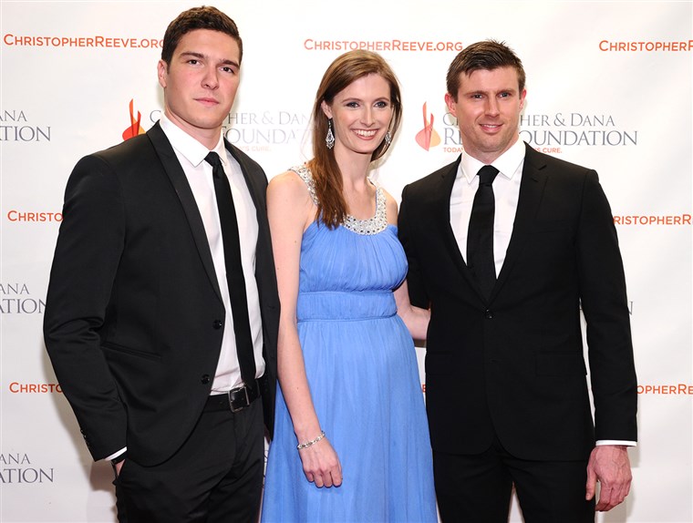 Akarat Reeve with siblings Alexandra Reeve Givens and Matthew Reed attend The Christopher & Dana Reeve Foundation Hosts 