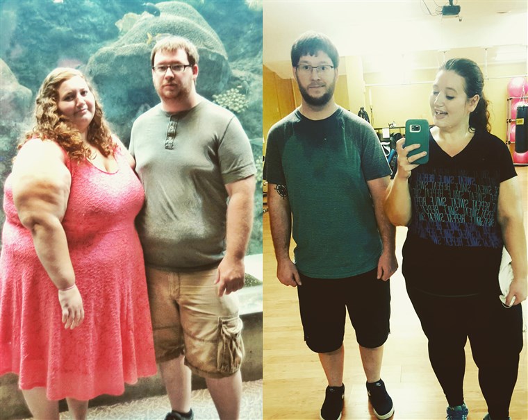 מתי Lexi Reed first started working out she struggled to walk for 30 minutes straight. After losing 236 pounds she spends an hour at the gym five days a week. 