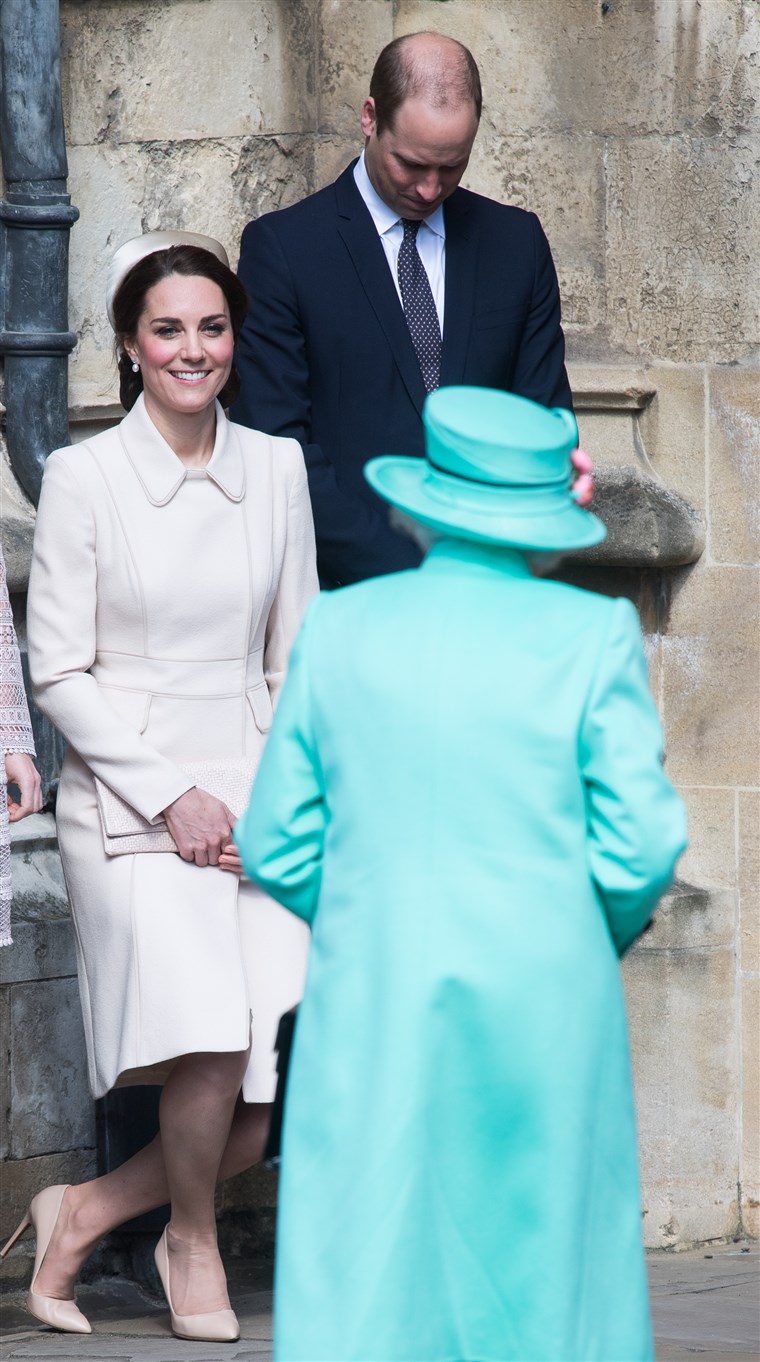 ה Royal Family Attend Easter Day Service In Windsor