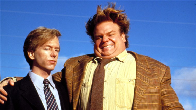 Chris Farley and David Spade in 'Tommy Boy'