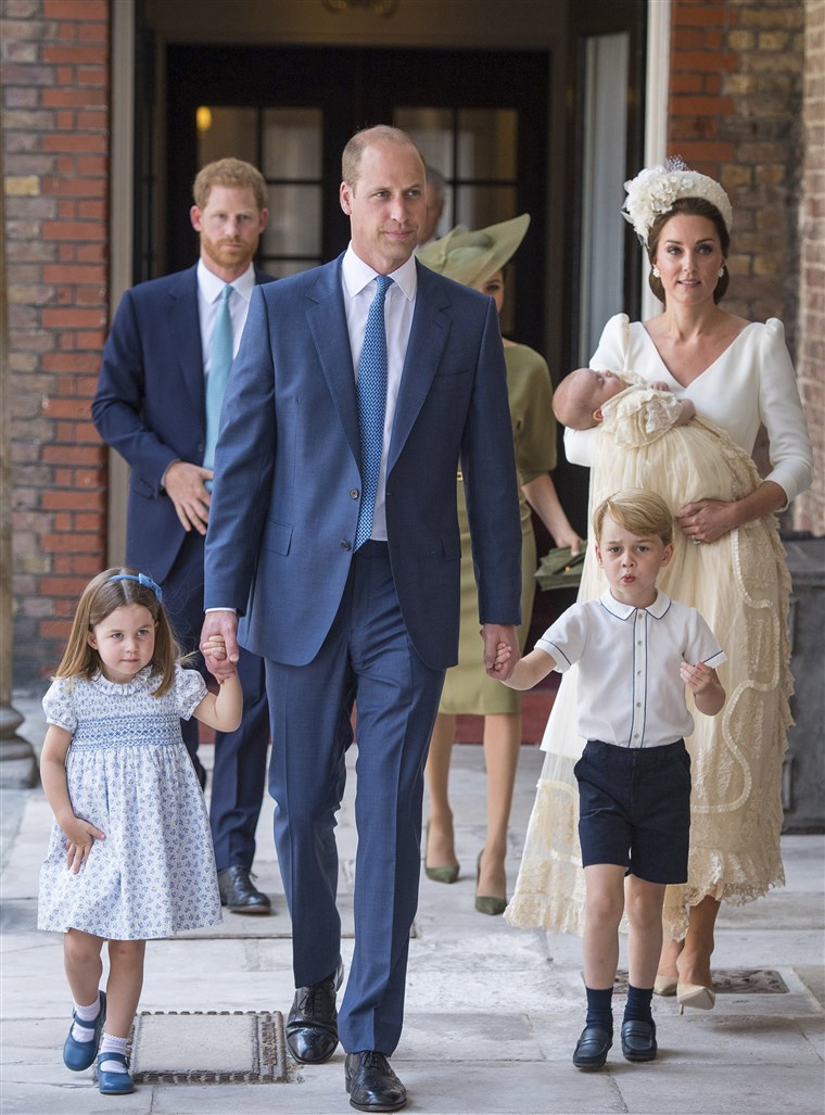 קייט Duchess of Cambridge, Prince George, christening